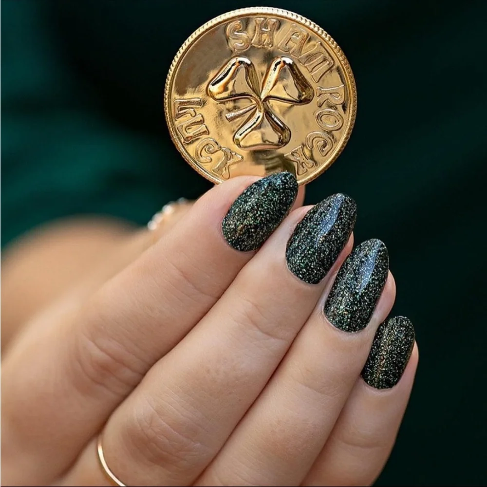 *Retired* Color Street: Gaelic Greenery | Emerald Glitter St. Patrick’s Day - Picture 2 of 16
